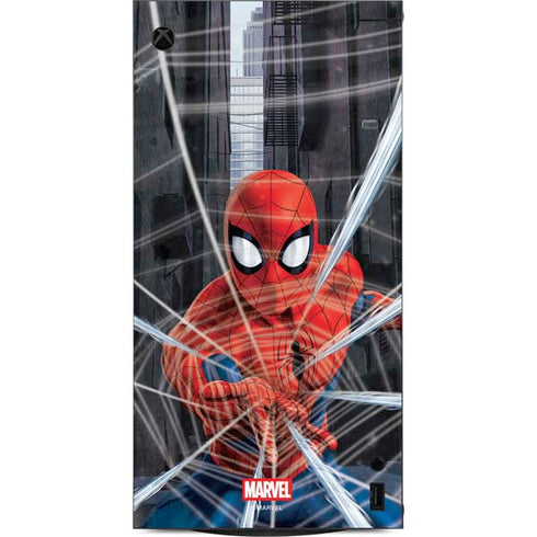 Marvel Spiderman Web Throw XBox Series X Digital Edition Console Skin